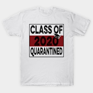 Class Of 2020 Quarantined - Social Distancing Flu Meme T-Shirt